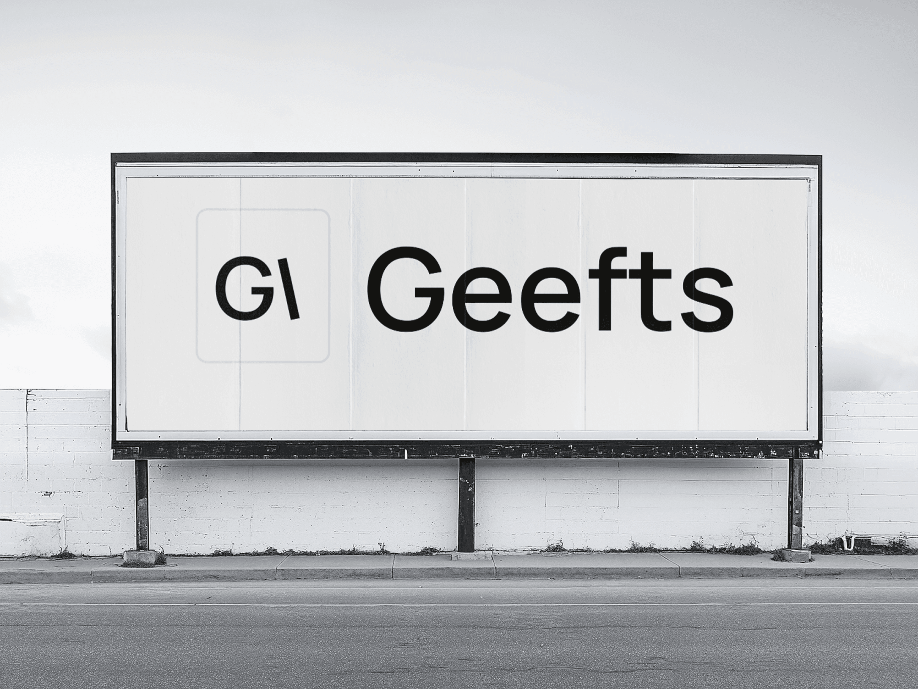 Geefts billboard — global gift concierge brand